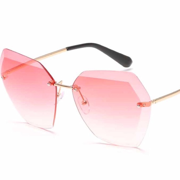 Large frameless sunglasses - Picture 2 of 4